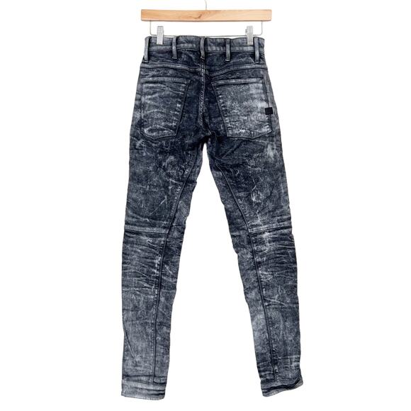 G-Star Raw Air Defence Skinny Moto Gray Jeans Sz 27x32 - Picture 7 of 9